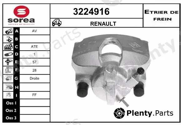 Sera 3224916 — Brake Caliper
