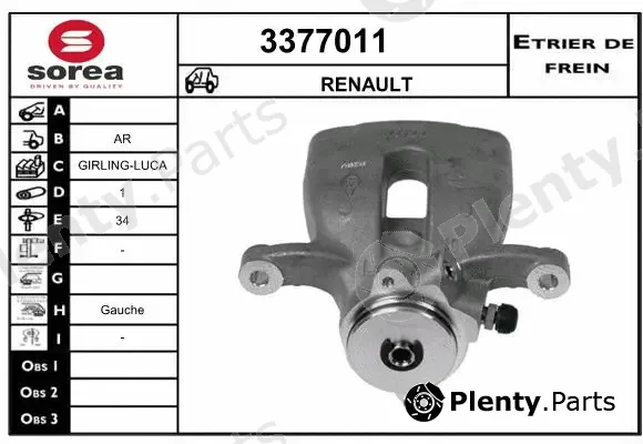 Sera 3377011 — Brake Caliper