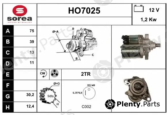 Sera HO7025 — Starter
