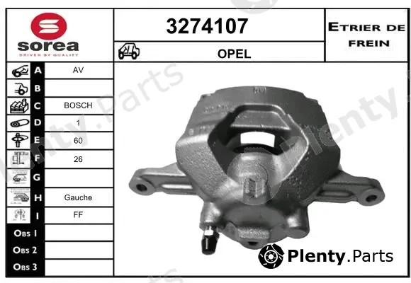 Sera 3274107 — Brake Caliper