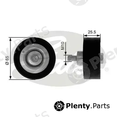 Gates-Au 36207 — Deflection/Guide Pulley, V-ribbed belt DriveAlign®