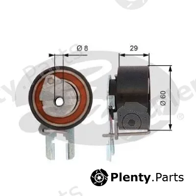 Gates-Au T43158 — Tensioner Pulley, timing belt PowerGrip®