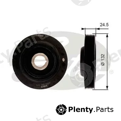 Gates-Au TVD1059 — Belt Pulley, crankshaft DriveAlign®