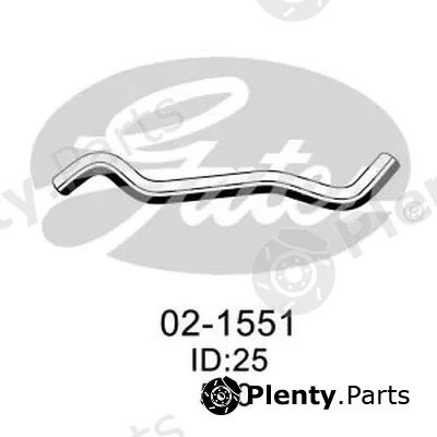 Gates-Au 02-1551 — Heater Hose