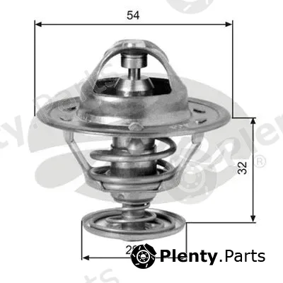 Gates-Au TH10981G1 — Thermostat, coolant