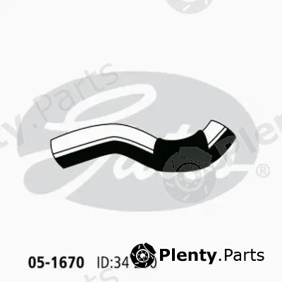 Gates-Au 05-1670 — Radiator Hose