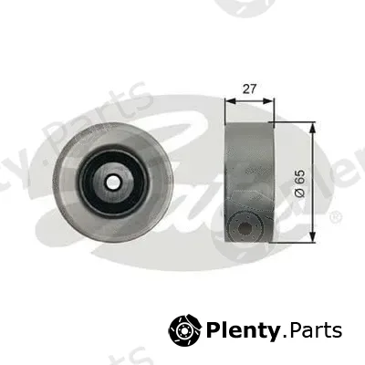 Gates-Au 36451 — Deflection/Guide Pulley, V-ribbed belt DriveAlign®