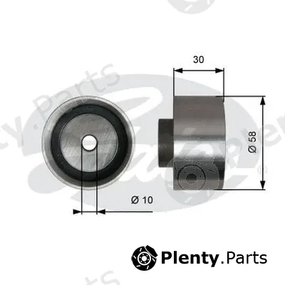 Gates-Au T42316 — Deflection/Guide Pulley, timing belt PowerGrip®