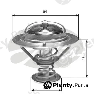 Gates-Au TH27078G1 — Thermostat, coolant