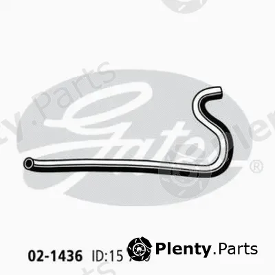 Gates-Au 02-1436 — Heater Hose
