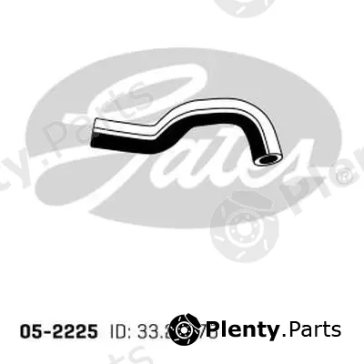 Gates-Au 05-2225 — Radiator Hose
