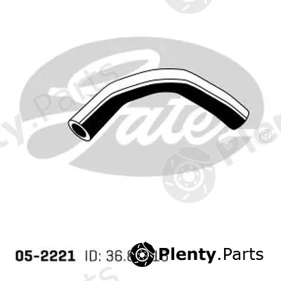 Gates-Au 05-2221 — Radiator Hose