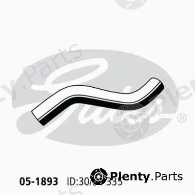 Gates-Au 05-1893 — Radiator Hose