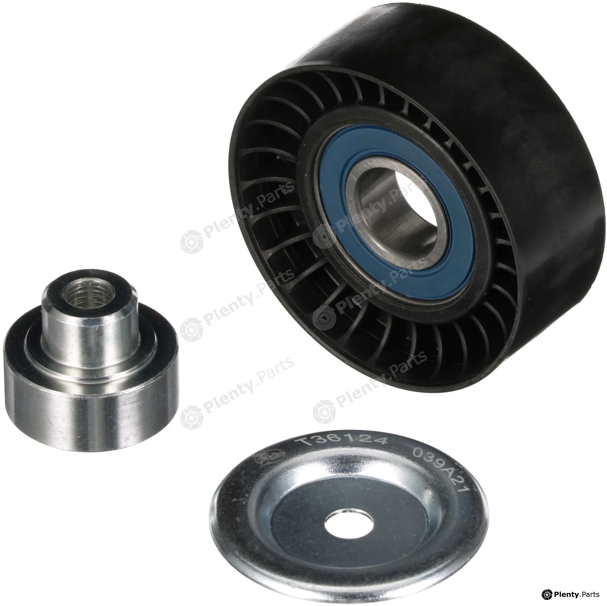 Gates-Au 36124 — Deflection/Guide Pulley, V-ribbed belt DriveAlign®