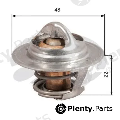 Gates-Au TH28592G1 — Thermostat, coolant