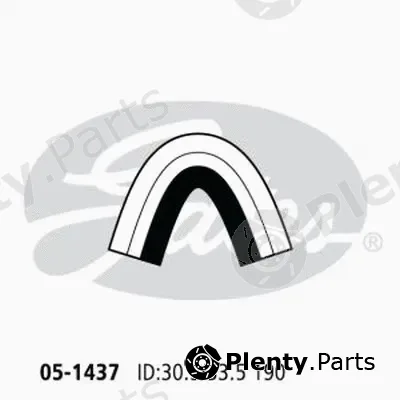 Gates-Au 05-1437 — Radiator Hose