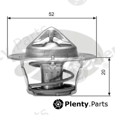 Gates-Au TH04182G1 — Thermostat, coolant