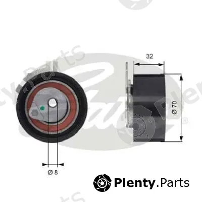 Gates-Au T43117 — Tensioner Pulley, timing belt PowerGrip®
