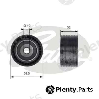 Gates-Au T41237 — Deflection/Guide Pulley, timing belt PowerGrip®