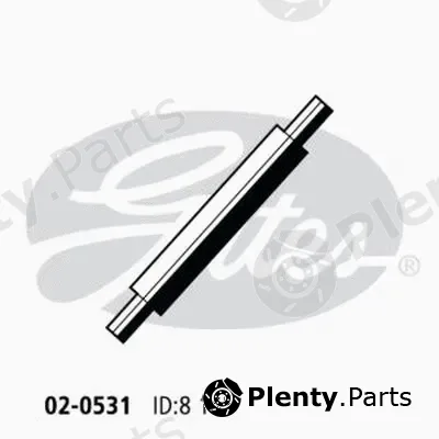 Gates-Au 02-0531 — Heater Hose