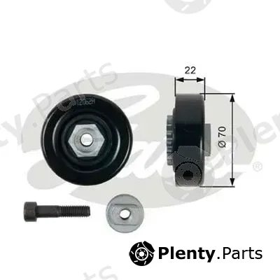 Gates-Au 36408 — Tensioner Pulley, V-ribbed belt DriveAlign®