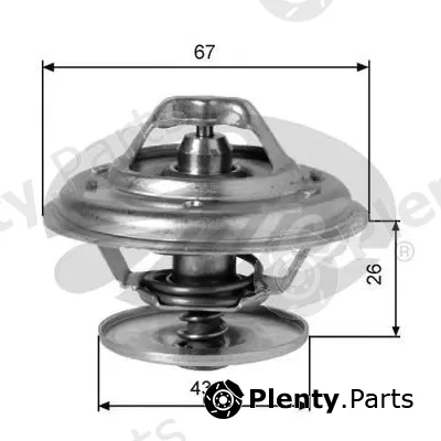 Gates-Au TH01991G1 — Thermostat, coolant