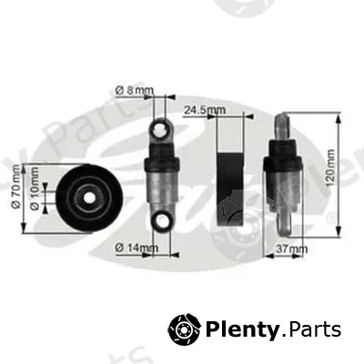 Gates-Au 38242 — Belt Tensioner, V-ribbed belt DriveAlign®