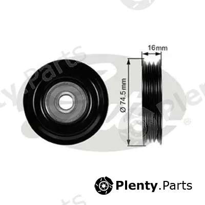 Gates-Au 39028 — Tensioner Pulley, V-ribbed belt DriveAlign®