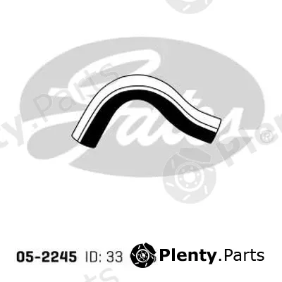 Gates-Au 05-2245 — Radiator Hose