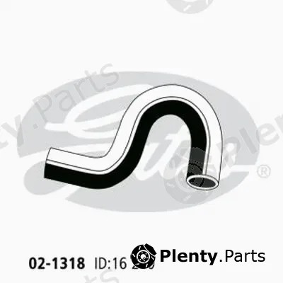 Gates-Au 02-1318 — Heater Hose