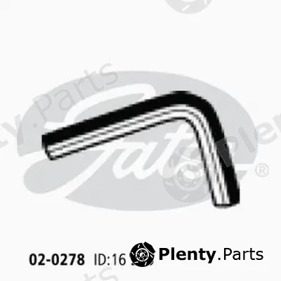 Gates-Au 02-0278 — Heater Hose