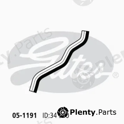 Gates-Au 05-1191 — Radiator Hose