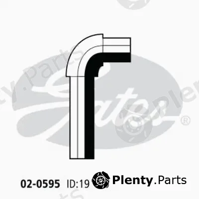 Gates-Au 02-0595 — Heater Hose