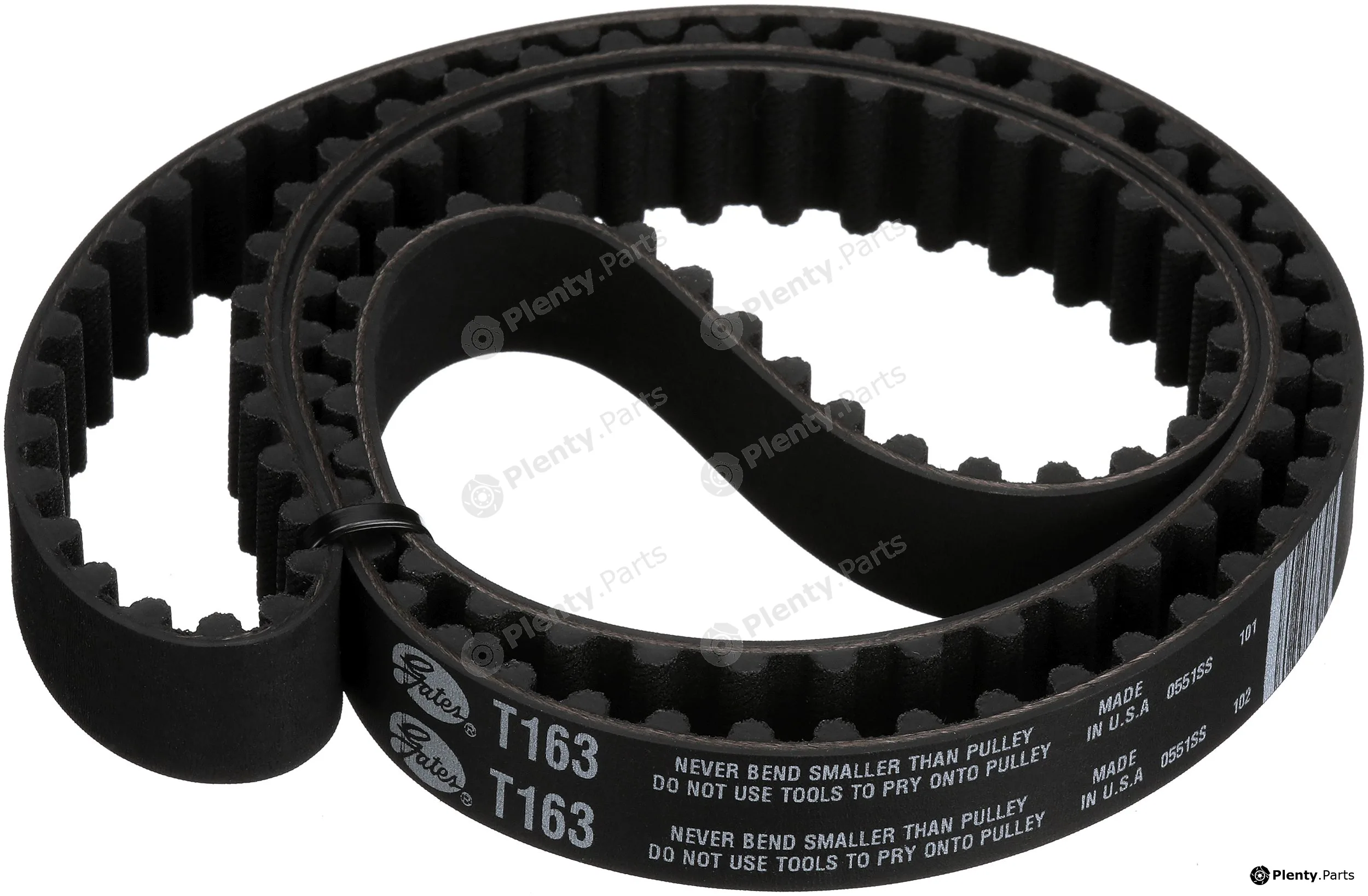 Gates-Au T163 — Timing Belt PowerGrip®