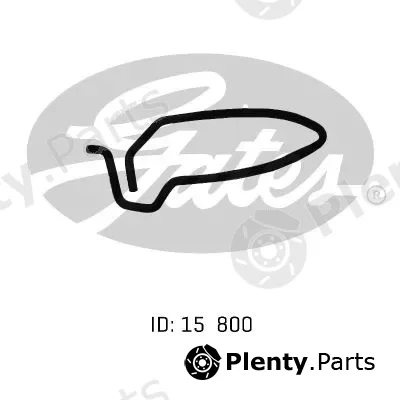 Gates-Au 02-1200 — Heater Hose