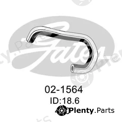 Gates-Au 02-1564 — Heater Hose