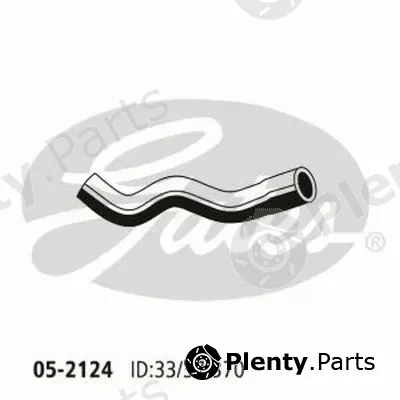 Gates-Au 05-2124 — Radiator Hose