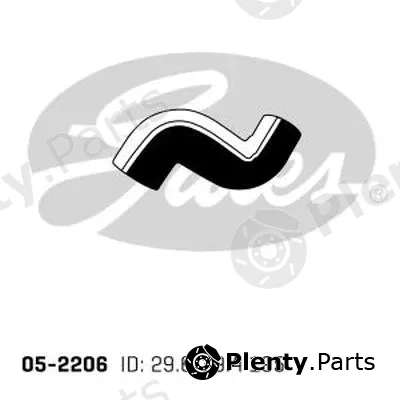Gates-Au 05-2206 — Radiator Hose