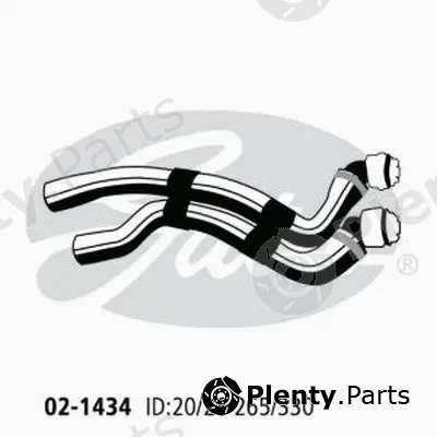 Gates-Au 02-1434 — Heater Hose