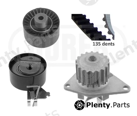 Dürer PA121347 — Water Pump & Timing Belt Kit