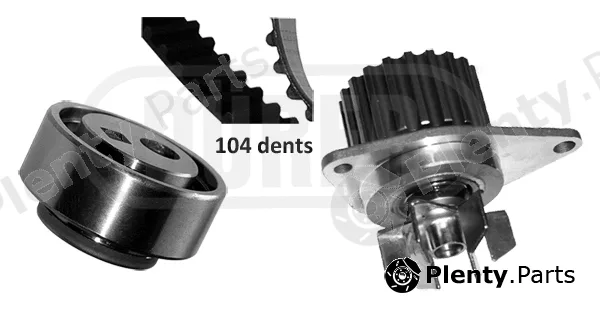 Dürer PA121053 — Water Pump & Timing Belt Kit