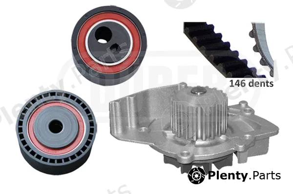 Dürer PA121351 — Water Pump & Timing Belt Kit