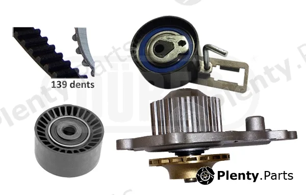 Dürer PA221025 — Water Pump & Timing Belt Kit