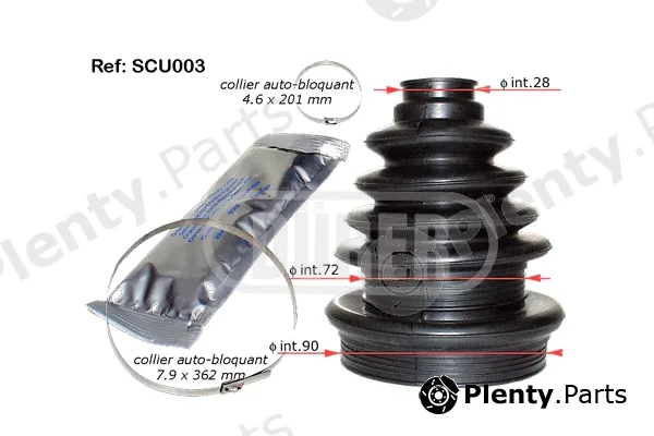 Dürer SCU003 — Bellow, drive shaft