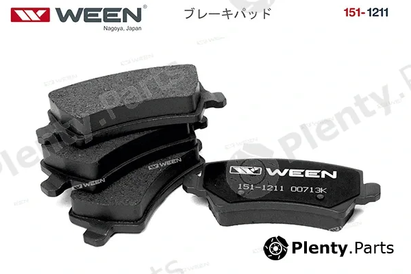 Ween 151-1211 — Brake Pad Set, disc brake