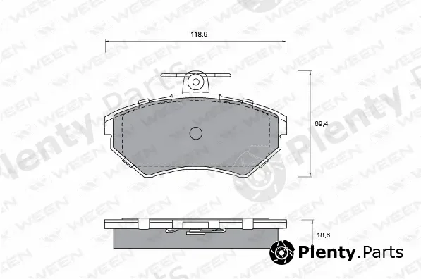 Ween 151-1257 — Brake Pad Set, disc brake