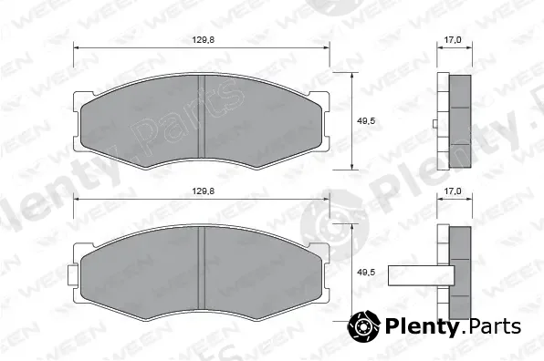 Ween 151-2394 — Brake Pad Set, disc brake