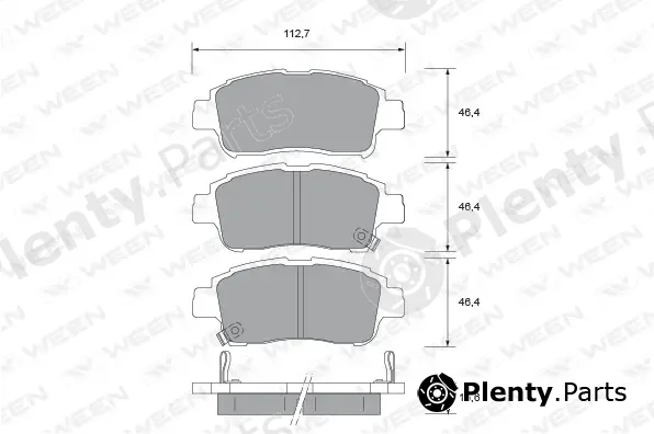 Ween 151-1379 — Brake Pad Set, disc brake