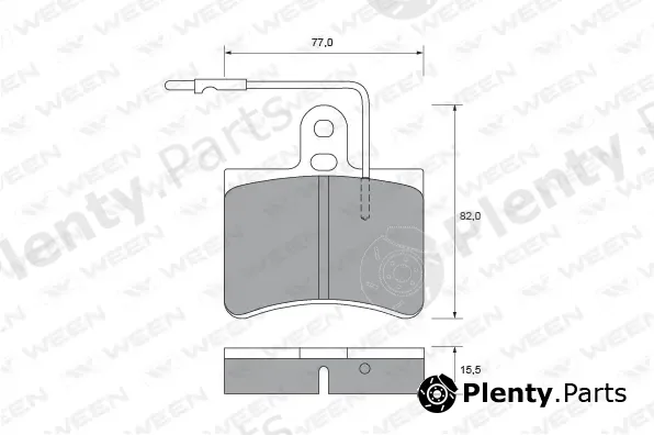 Ween 151-2157 — Brake Pad Set, disc brake