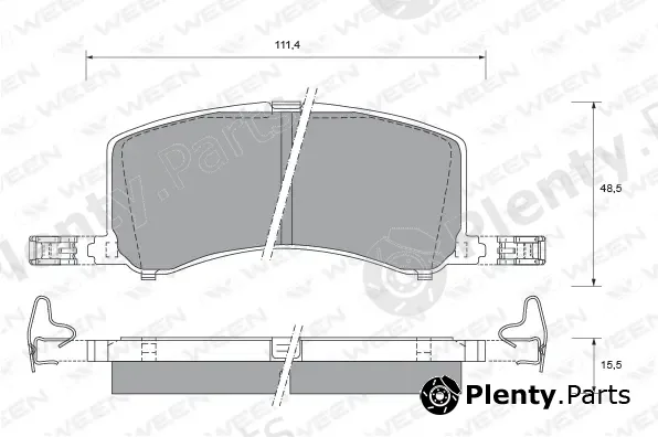 Ween 151-2118 — Brake Pad Set, disc brake